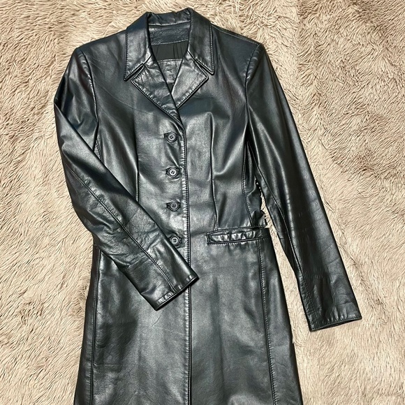 Leather Coat - Picture 1 of 5